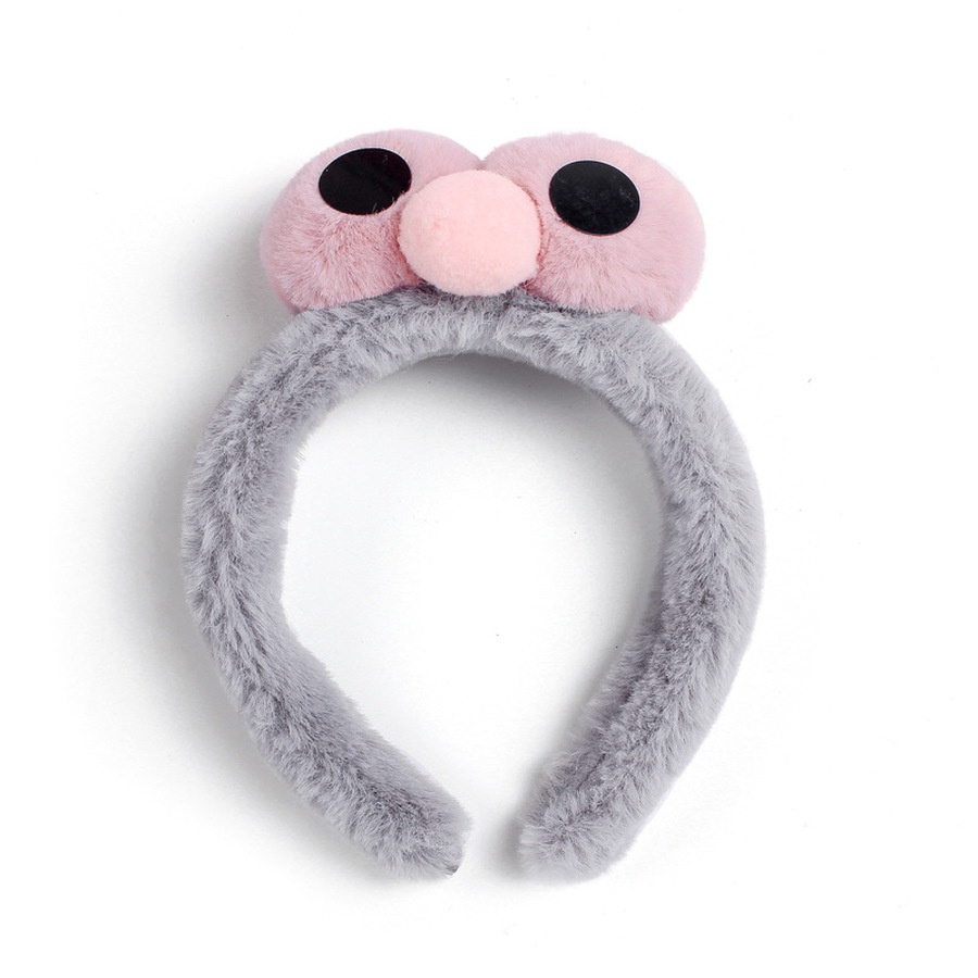 Băng Đô Cài Tóc Rửa Mặt Hình Đôi Mắt Hoạt Hình Nhồi Bông Phong Cách Hàn Quốc Dành Cho Bạn Gái