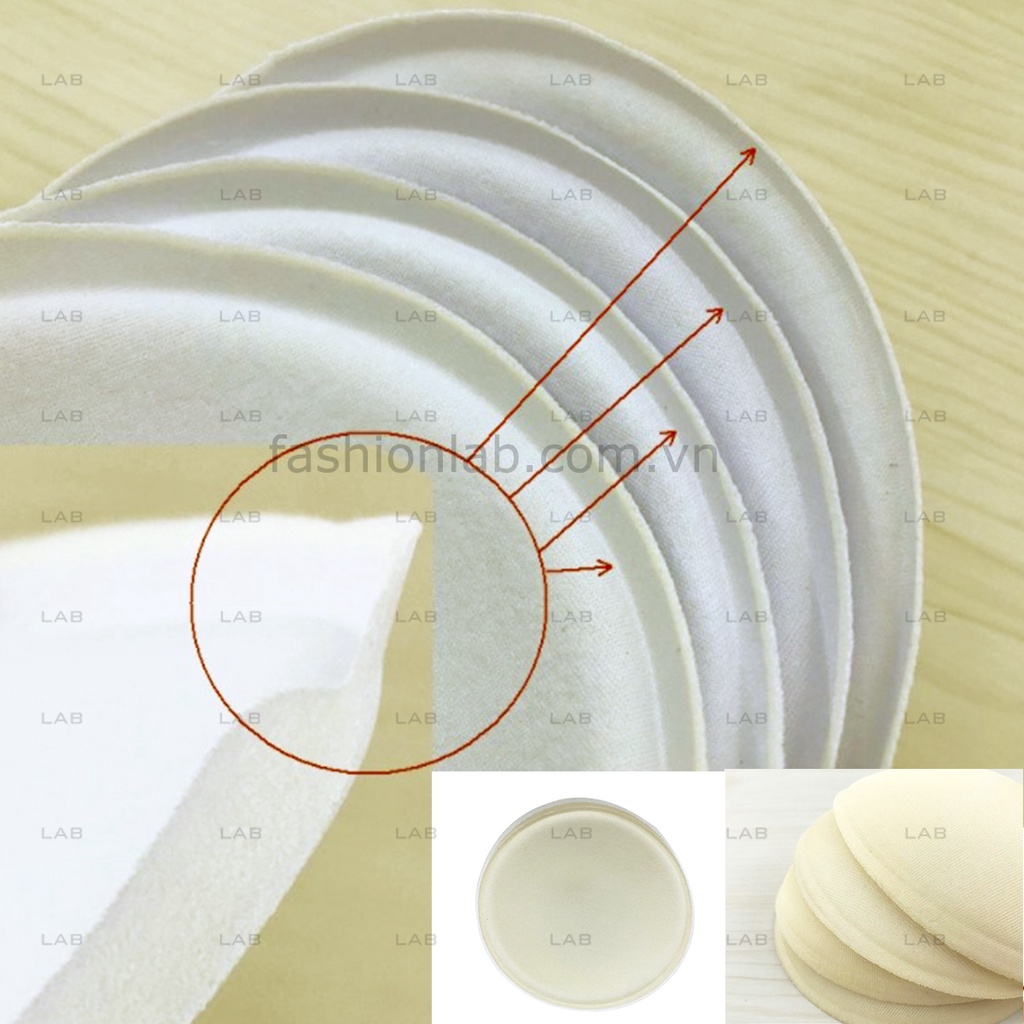 Mút cup full ngực tròn đồ bơi, áo tập, áo lót (cặp) #0207