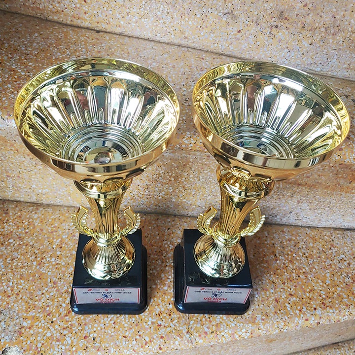 [Free thiết kế - in ấn logo] Cúp thể thao kim loại 2830 dùng trao giải + vinh danh + quà tặng thể thao giá tốt