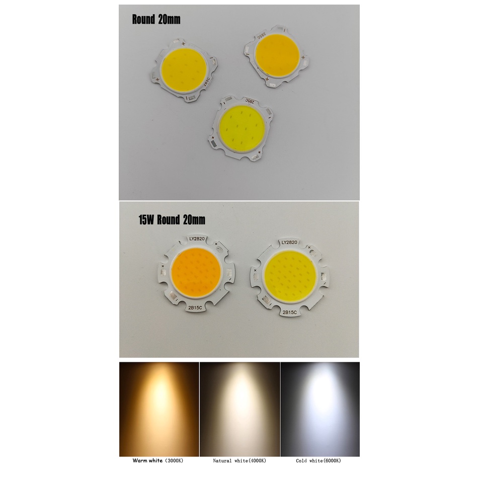 Set 5 Bóng Đèn led cob 11mm 20mm 3w 5w 7w 10w 12w 15w Chuyên Dụng