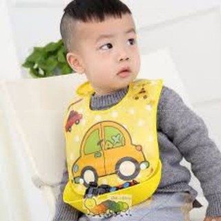 Yếm máng tháo rời ăn dặm cho bé