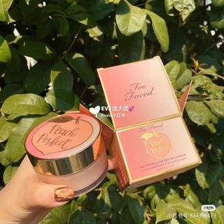 Phấn phủ Too Faced Peach perfect Mattifying setting powder full size 35g