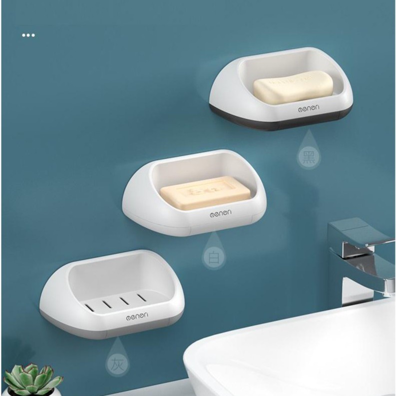 Khay Đựng Xà Bông Nhà Tắm Có Lỗ Thoát Nước Kệ Đựng Xà Phòng OENON Cao Cấp