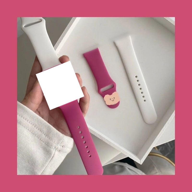 Dây Đeo Silicone 44mm 45mm 41mm 40mm 38mm 42 Cho Iwatch Series 7 6 Se 5 4 3 7