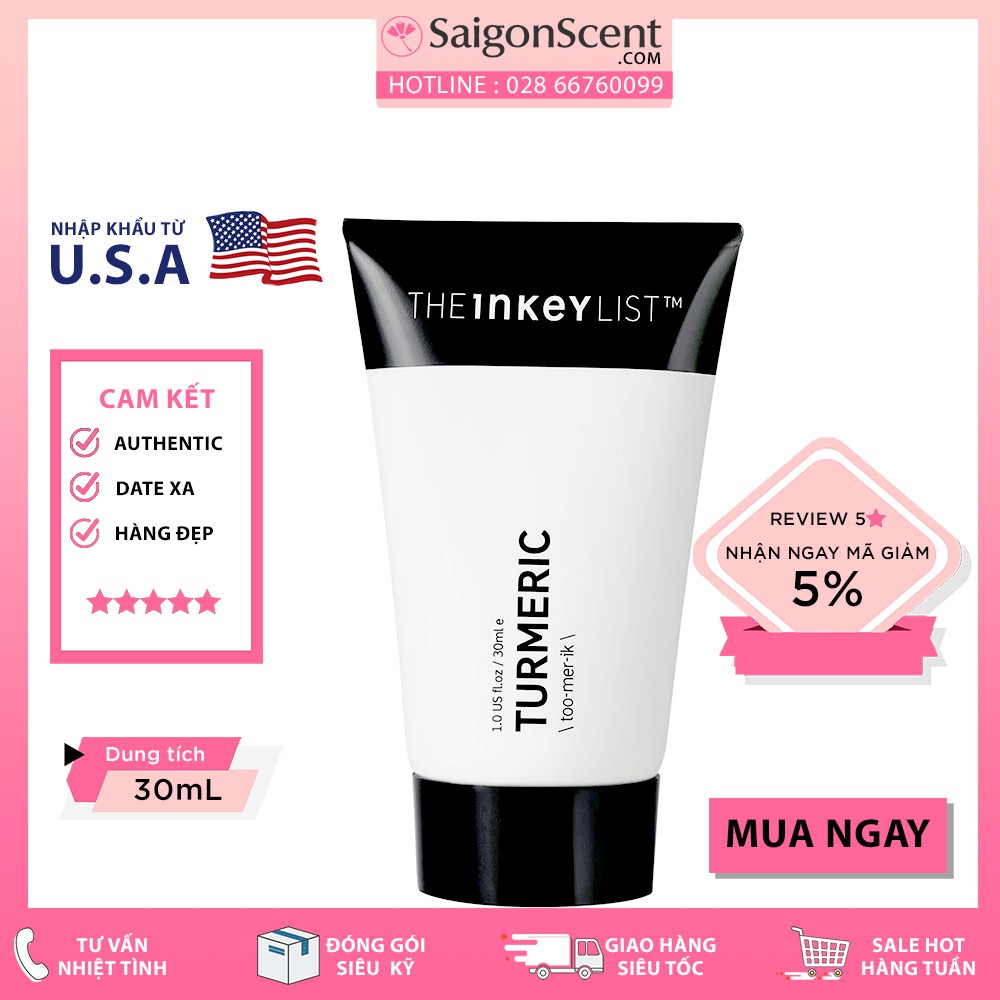 Kem Dưỡng The INKEY List Turmeric