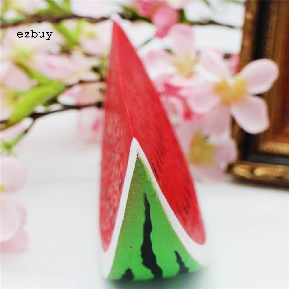 Đồ Chơi Xốp Squishy Giảm Stress Hình Miếng Dưa Hấu Dễ Thương Cho Bé