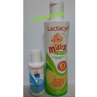 Sữa tắm lactacyd milky 250ml-500ml