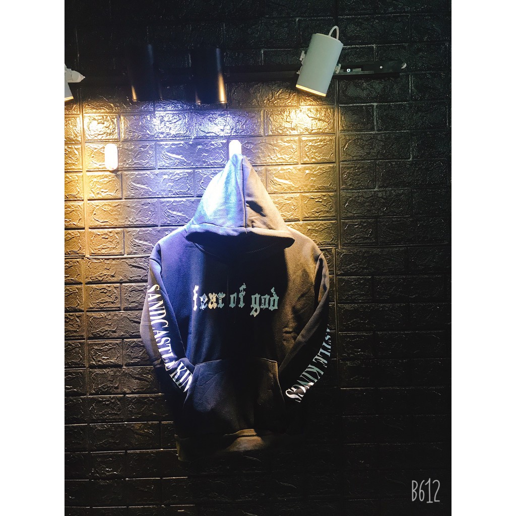 [Mã FASHIONMALLT4 giảm 15% tối đa 30K đơn 150k] Áo khoác hoodie chui ASALA unisex (FEAR) | BigBuy360 - bigbuy360.vn