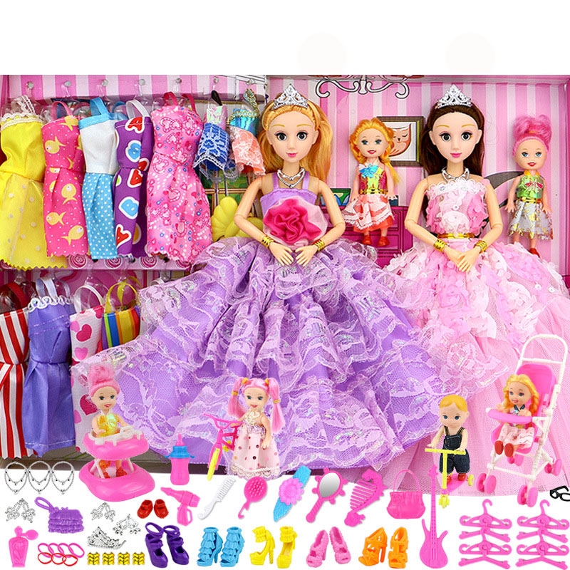 Bộ 131 Đồ Chơi Búp Bê Barbie