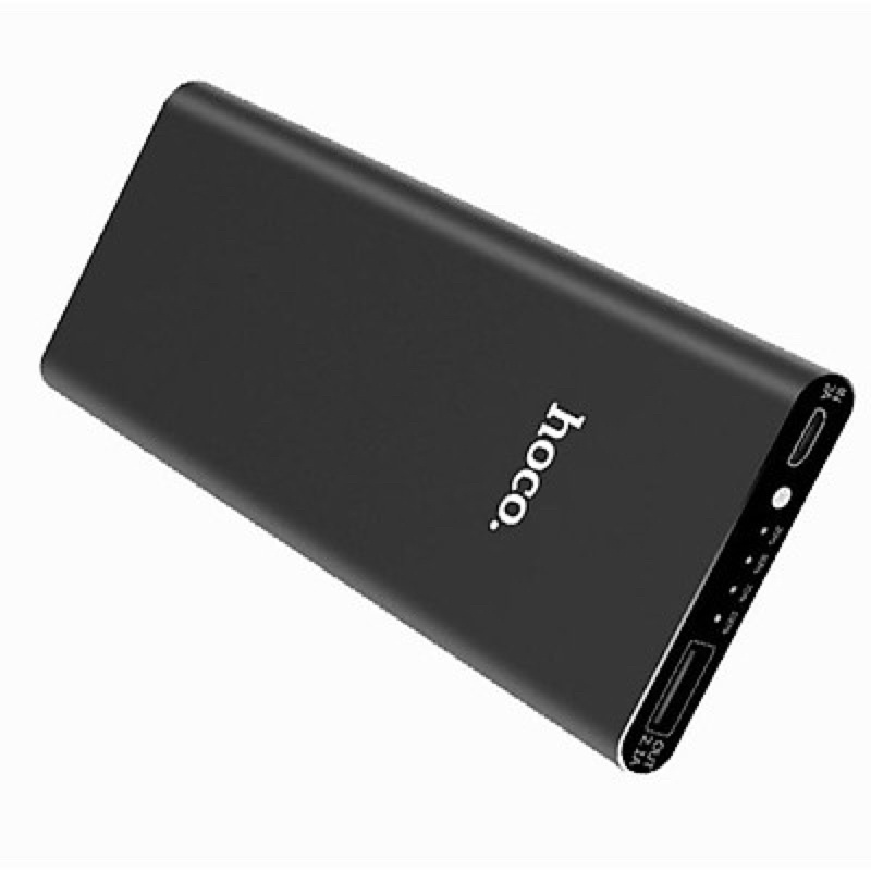 Pin sạc dự phòng Hoco B16 Metal 10000mAh siêu mỏng - lõi Polymer (đen) - Hàng chính hãng