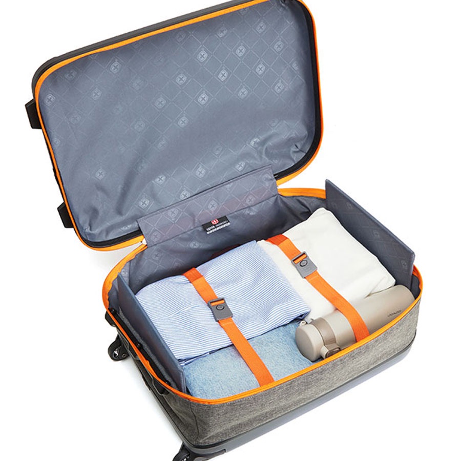 Vali gập gọn size 20inch siêu nhỏ gọn, Vali kéo du lịch đa năng siêu mỏng 7cm bánh xe xoay 360 độ có khóa chống trộm