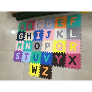 Thảm xốp lót sàn chữ cái 26 tấm cho bé