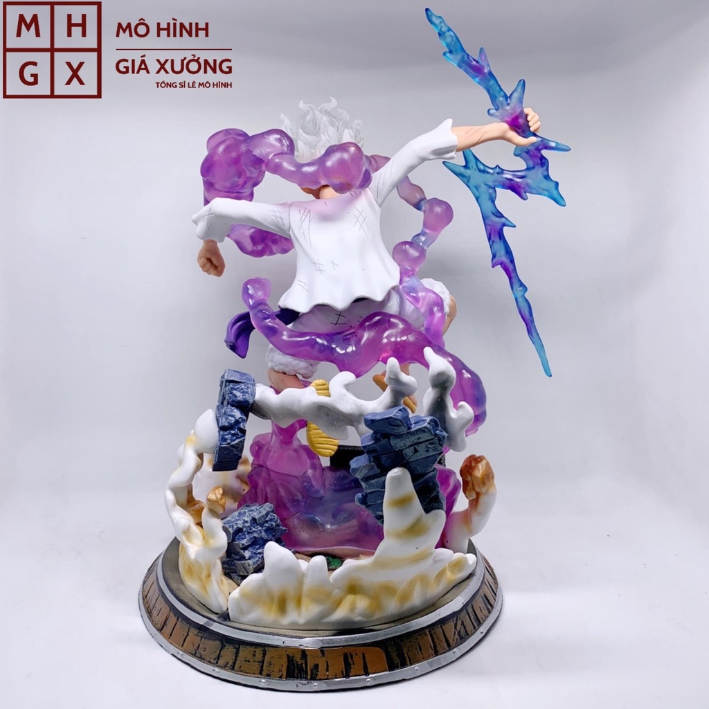 Mô Hình One Piece Luffy trạng thái Gear 5 Chiến đấu cực chất . Cao 36cm , nặng 3kg.Figure One Piece. mô hình giá xưởng