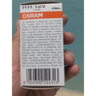 BÓNG ĐÈN PHA H11 12V 55W OSRAM