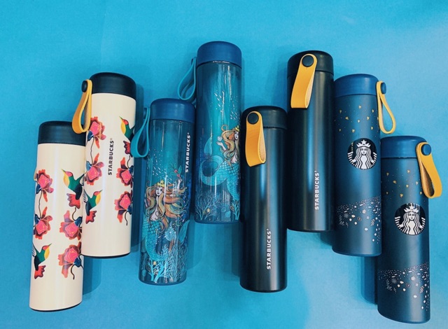 🐳[CHÍNH HÃNG] Bình giữ nhiệt Quai da STARBUCKS SS Strap🐳