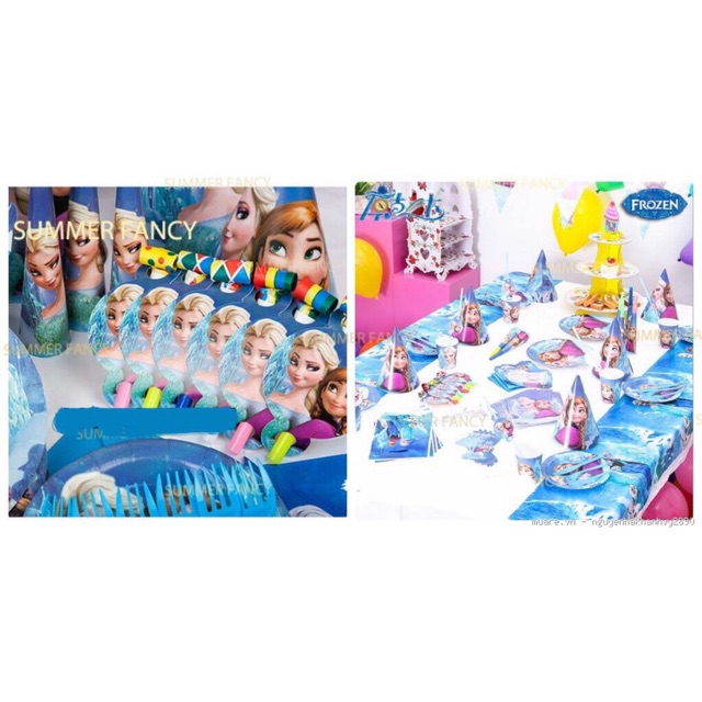 FREESHIP 50k -- Sét Bàm Tiệc 13 Món Hình Elsa