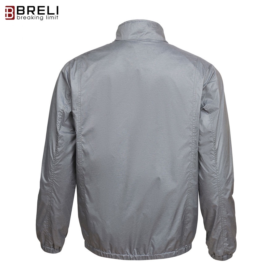 Áo Khoác Gió Nam Thời Trang Breli Áo Khoác Xám Đậm Giữ Ấm Siêu Tốt Chắn Gió Chắn Bụi - BAG2133-LGR