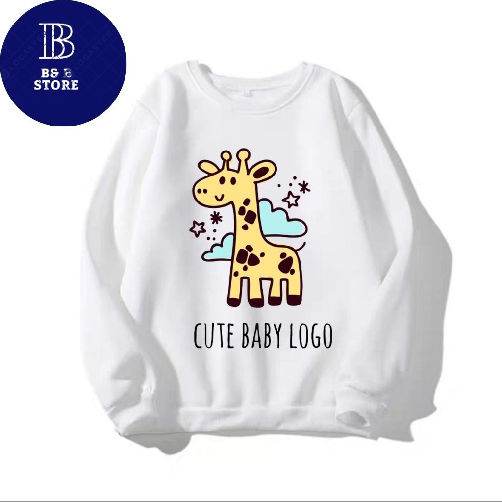 [ CUTE ] ÁO SWEATER NỈ UNISEX IN HƯU CAO CỔ SIÊU DỄ THƯƠNG ÁO FORM RỘNG NAM NỮ NHIỀU MÀU