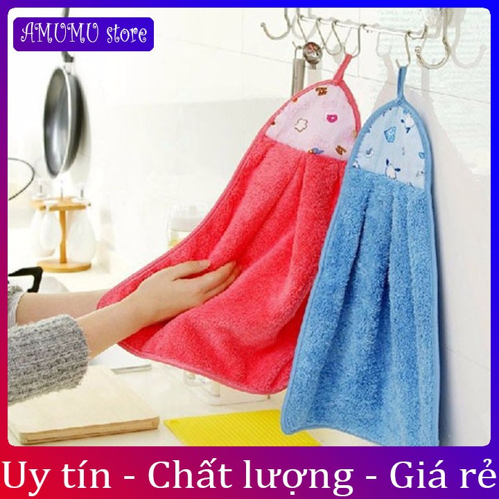 Khăn lau tay nhà bếp có quai treo