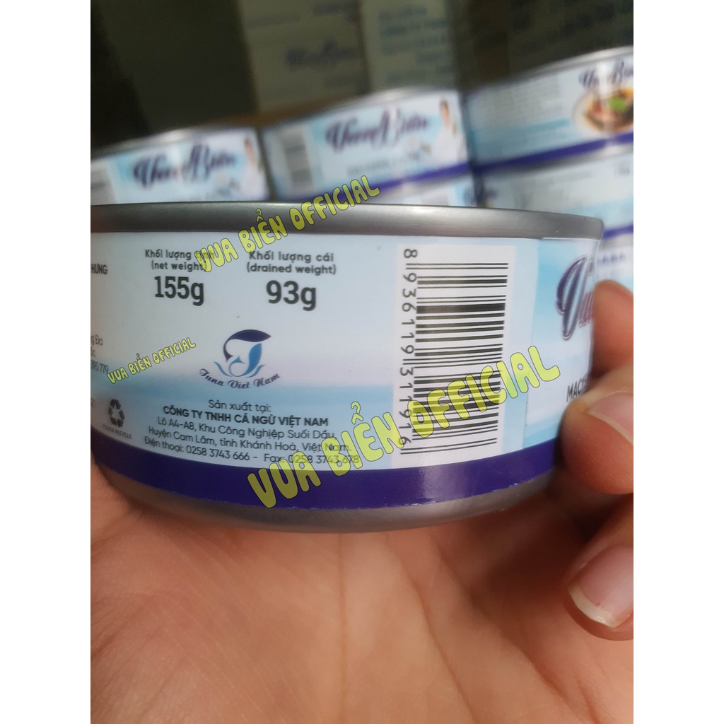 CÁ SABA XỐT TIÊU  VUA BIỂN CHÍNH HÃNG - MACKEREL CHUNK PEPPER SAUCE 155g - HSD 30/12/2024