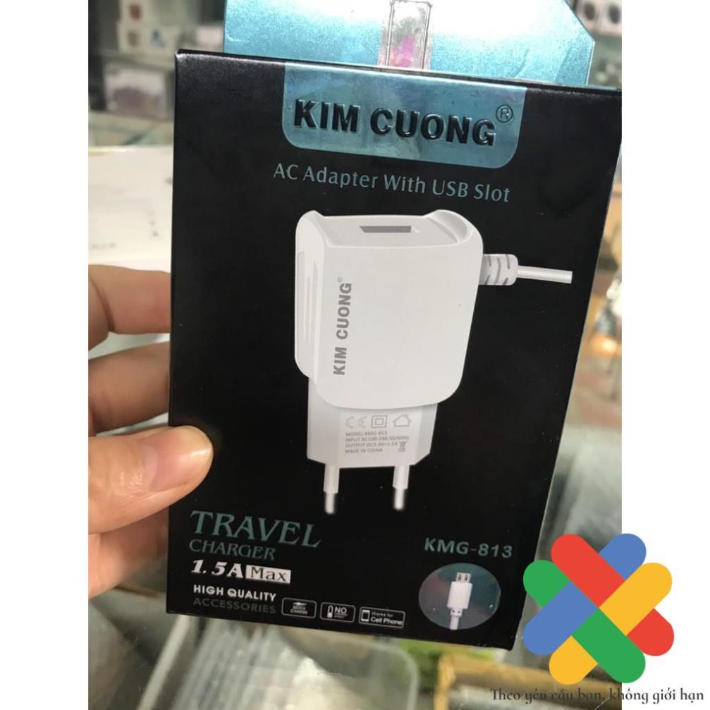 Bộ Sạc liền dây android Kim Cương 813