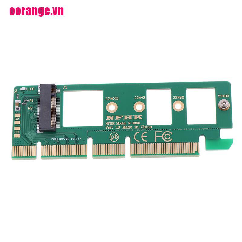 Card Chuyển Đổi Nvme M.2 Ngff Ssd Sang Pci-E Pci Express 3.0 16x X4