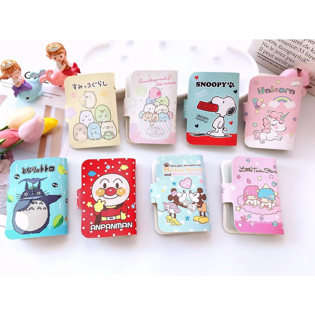 VÍ ĐỰNG THẺ ATM, GIẤY TỜ, NAME CARD HÌNH CARTOON
