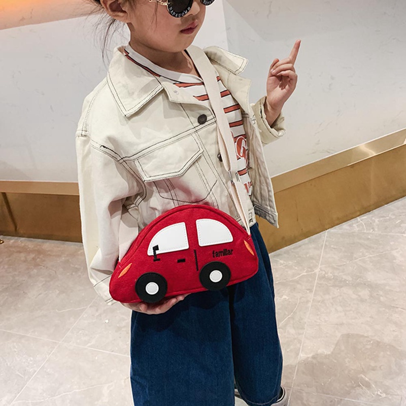 Túi đeo chéo mini hình xe hơi hoạt hình dễ thương cho bé