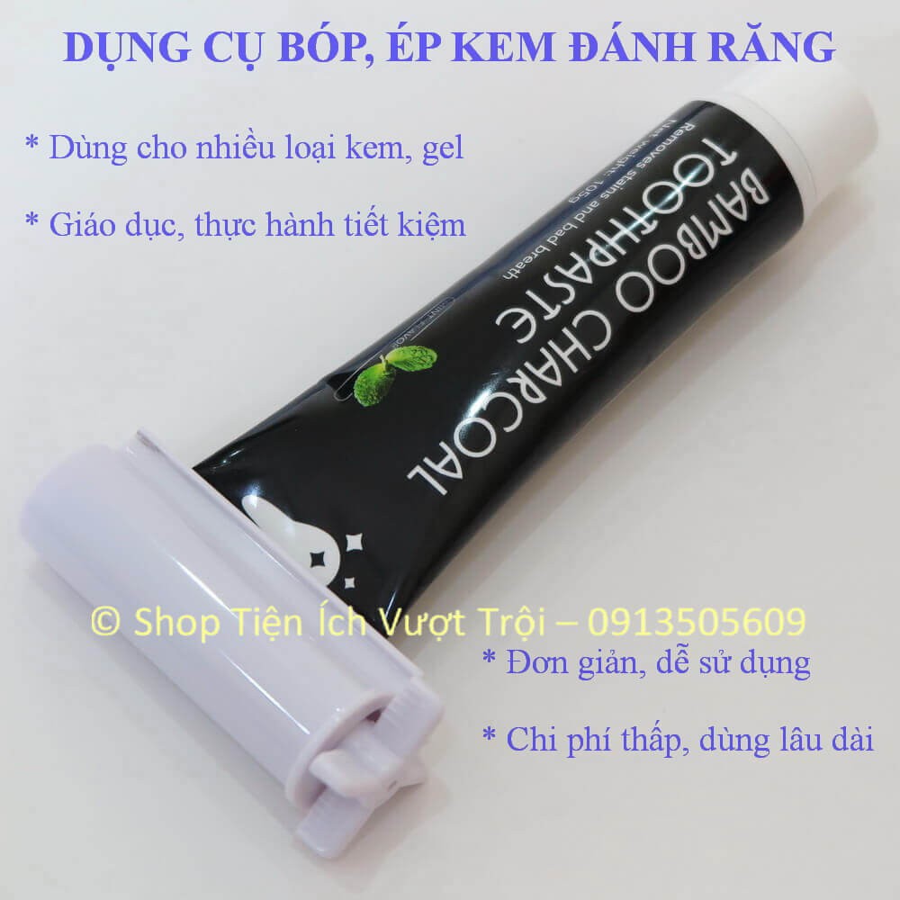 Tận dụng, tiết kiệm kem đánh răng bằng dụng cụ lấy, bóp kem đơn giản mà hiệu quả, dùng lâu dài - Shop Tiện Ích Vượt Trội