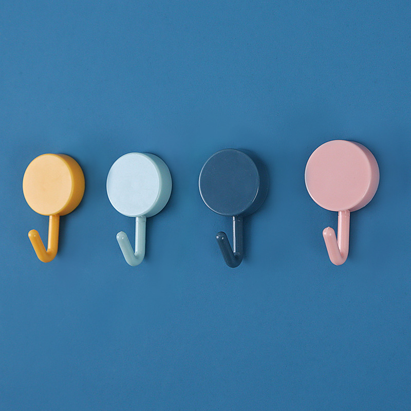 [10Pcs Set] [ Home Creative Wall Hanging Storage Hooks ] [Multifunction Bathroom Kitchen Self Adhesive Door Hanger Hook]