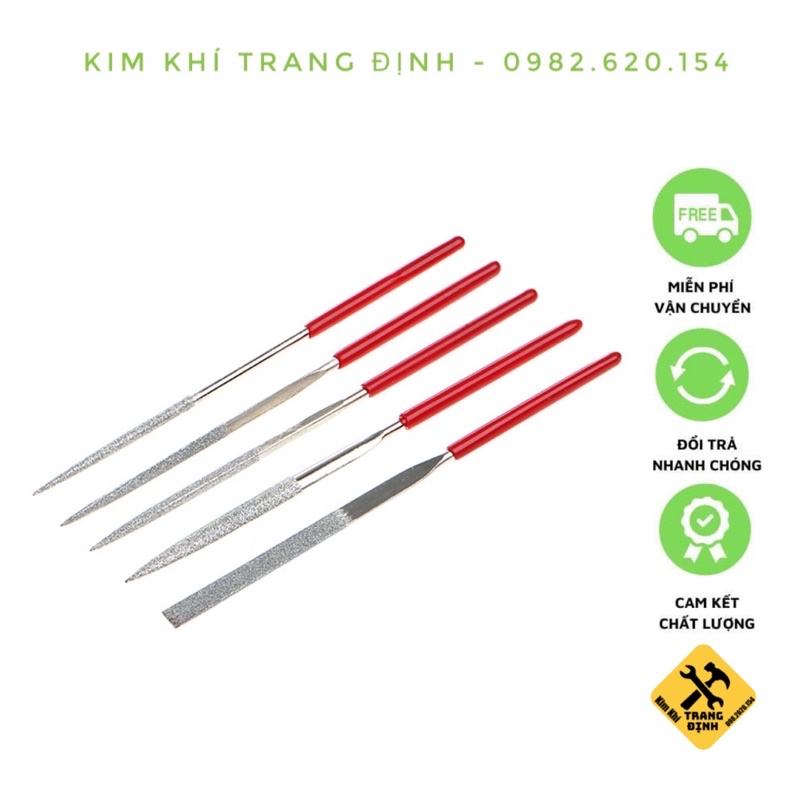 Dũa hợp kim 5x180mm mài dũa mỹ nghệ