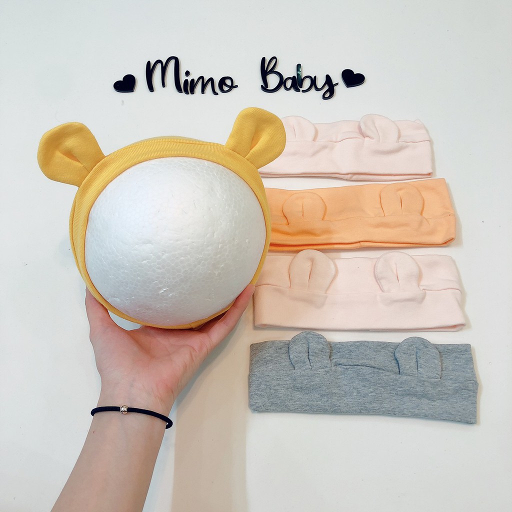 Băng đô tai gấu, turban gấu phong cách hàn quốc siêu đáng yêu Mimo Baby cho bé