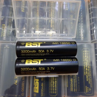 Pin sạc 18650 BST 3.7v dung lượng 3200mAh dòng xả 50A