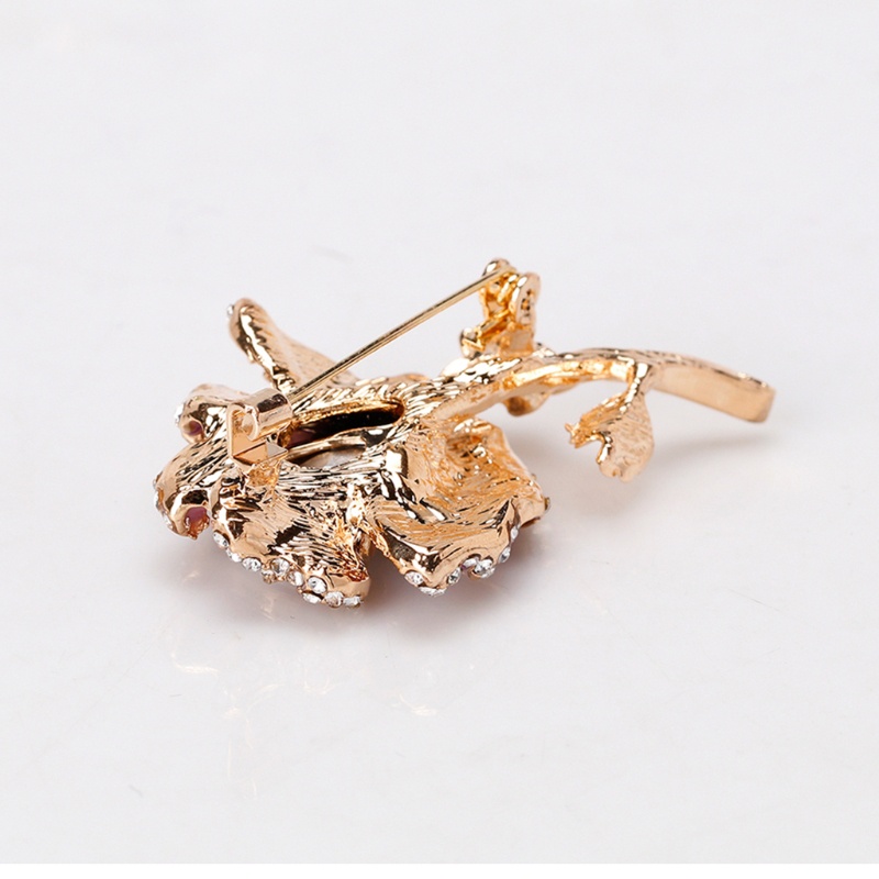 Trâm Cài Áo Hình Hoa Bằng Hợp Kim Sang Trọng Cho Nữ