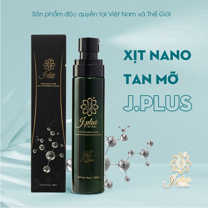 [CHÍNH HÃNG] Xịt Tan Mỡ Nano J.Plus