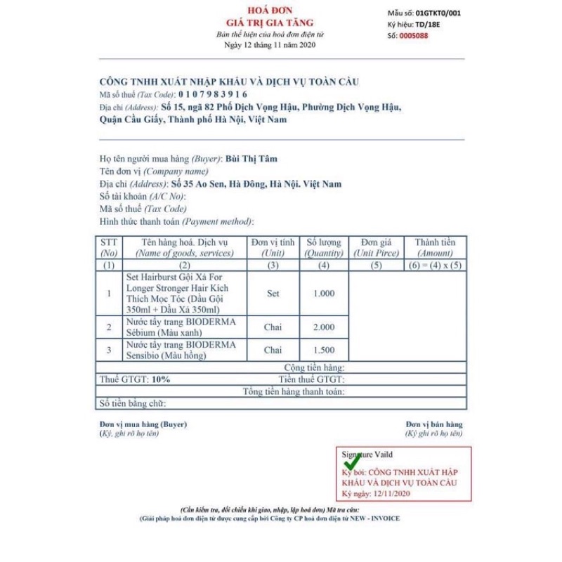 Tẩy trang Bi0derma 500ml hàng Pháp