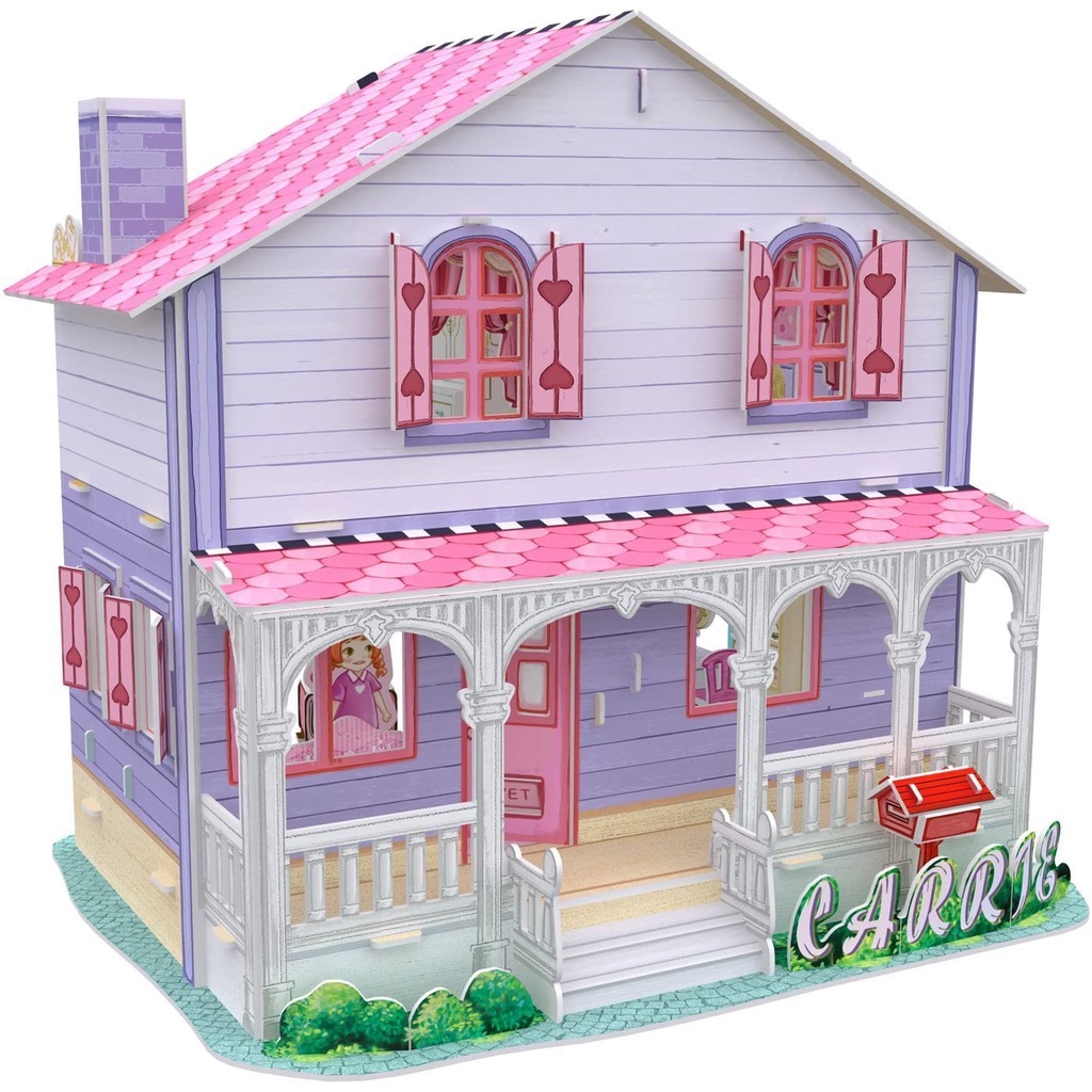 Mô hình giấy 3D CubicFun - Nhà Búp Bê Carries' Home P679h