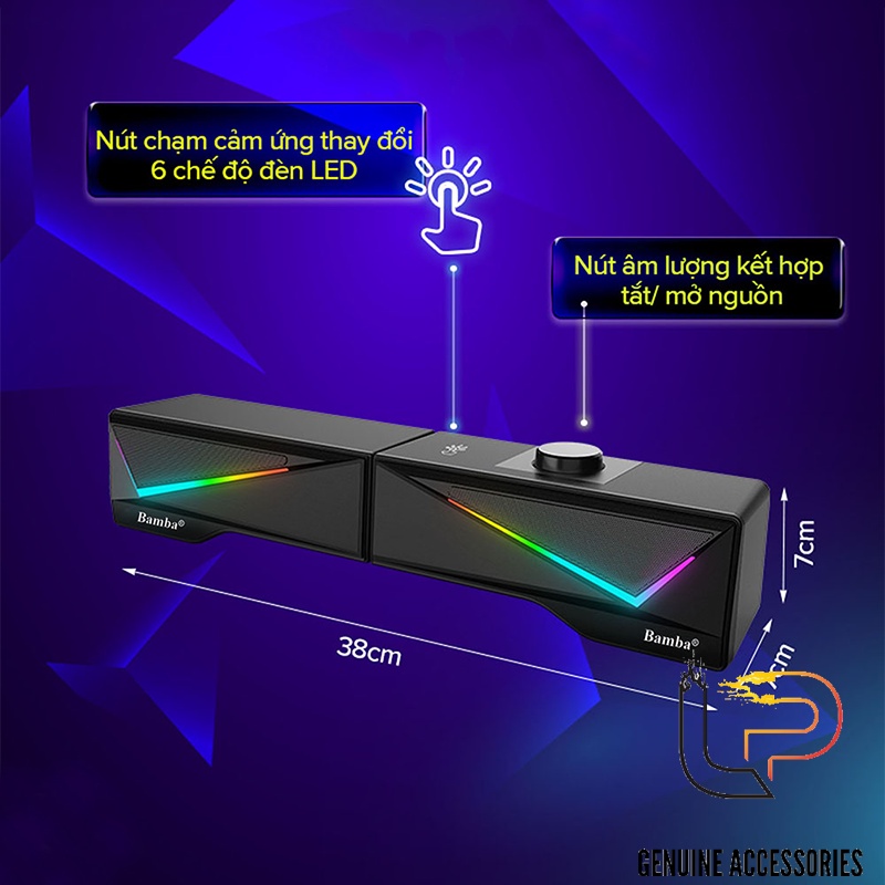 LOA BLUETOOH BAMBA B700 LED RGB