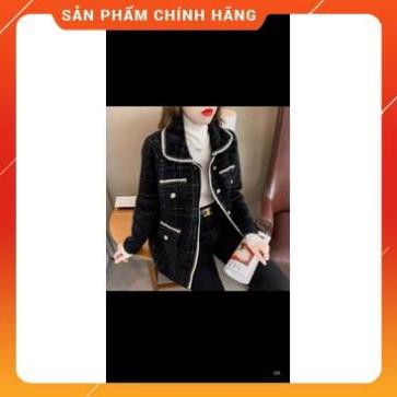 Áo khoác len cao cấp lông thỏ ép có cổ 1001