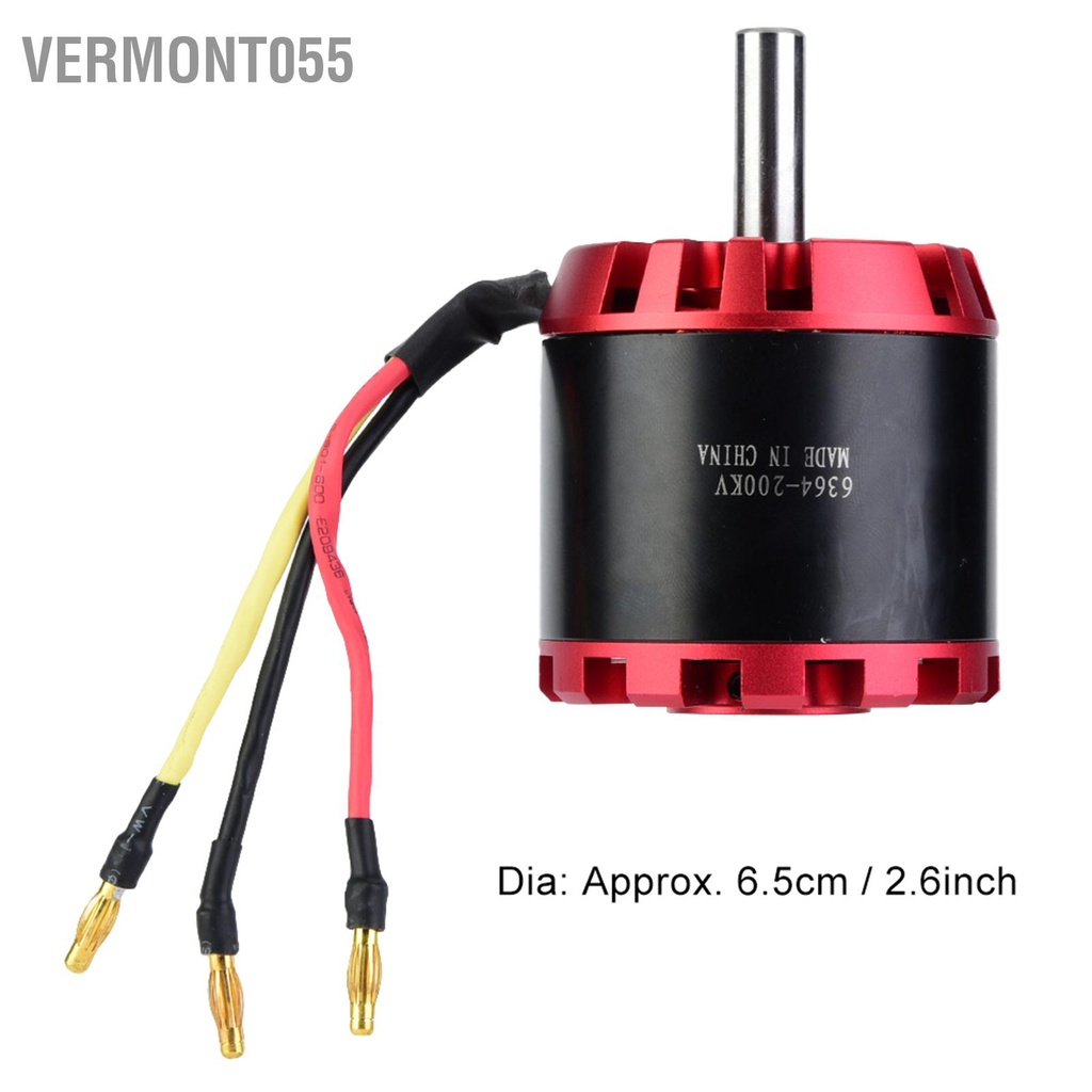 Có thể bán buôn Động cơ không chổi than 6364-200KV cho xe cân bằng điện vermont055 Hàng giao ngay