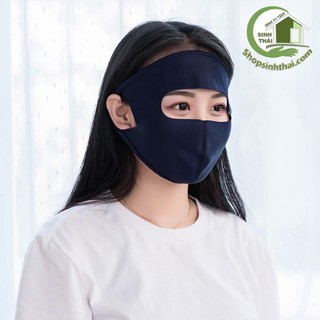 Khẩu trang che kín mặt mẫu mới - chống tia UV - giao màu ngẫu nhiên