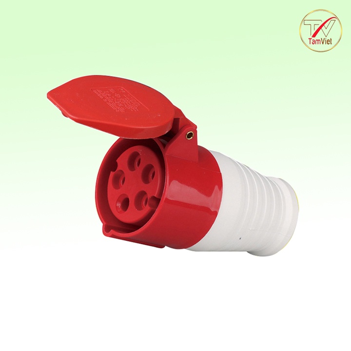 Ổ cắm công nghiệp di động Tâm Việt, ổ cắm điện di động 32A 3 pha 5 chấu 380V