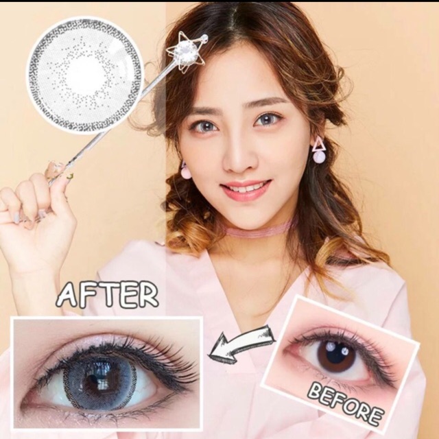 HCM có sẵn kính áp tròng màu giá 1 cặp lens xám Tây hot  kính áp tròng màu tây nổi bật bảng 4