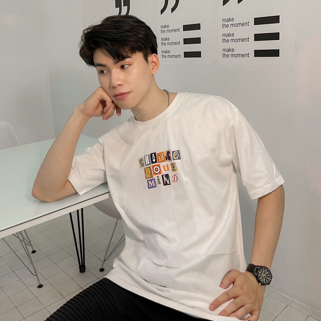 Áo thun PUNK Change Your Mind - Form rộng 2 màu Đen/Trắng