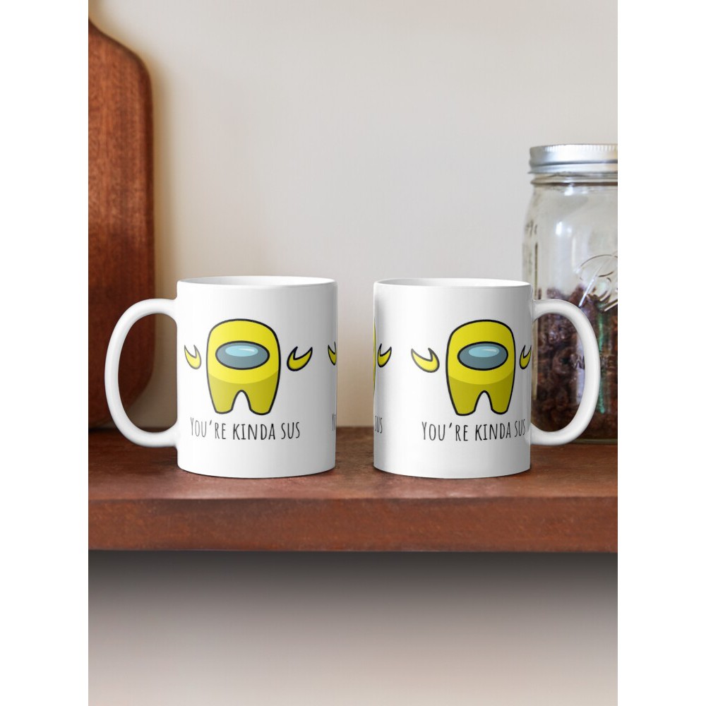 Ly cốc sứ IN HÌNH AMONG US game chibi quà tặng dễ thương độc đáo- cốc in hình theo yêu cầu