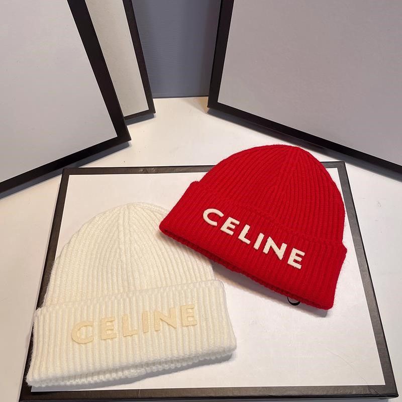 Dfdd21 Mũ Len Dệt Kim In Chữ celine Thời Trang Thu Đông Cho Nam Nữ