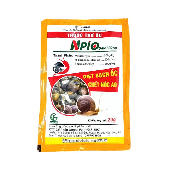 Thuốc Diệt Ốc - Thuốc Trừ Ốc NPIO DAN 800WP (20g)