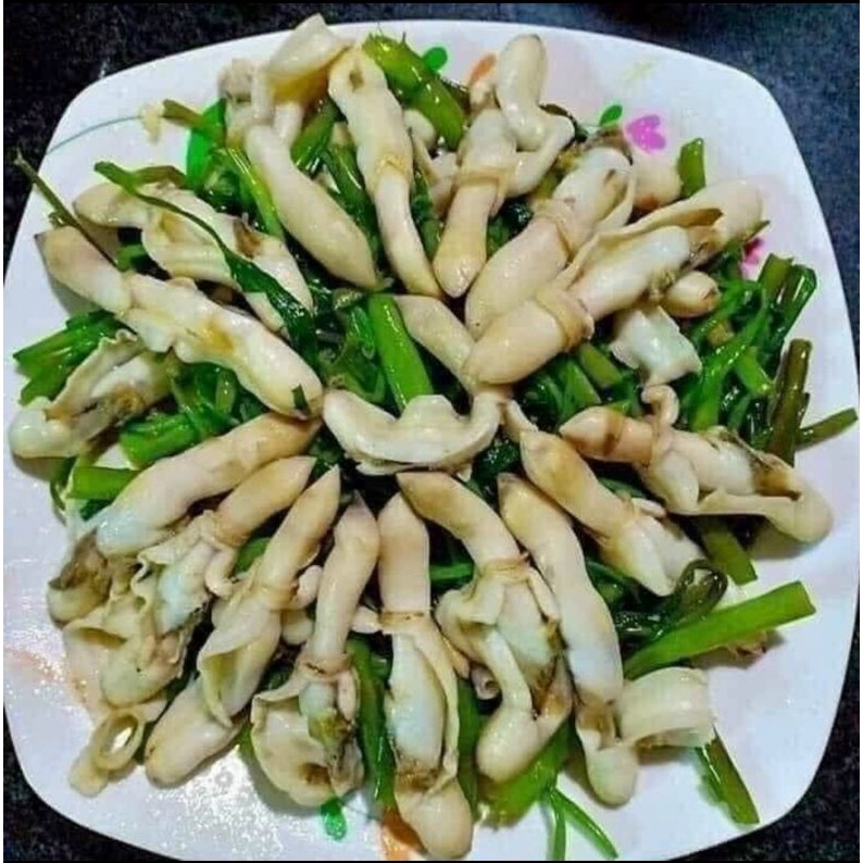Ruột Ốc Móng Tay Làm Sạch