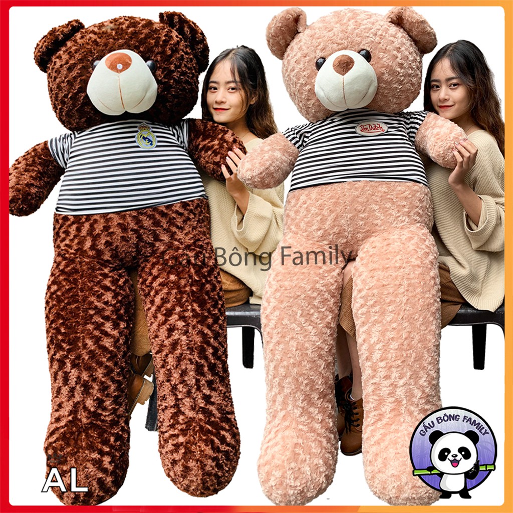 Gấu Bông Teddy 1m8 khổ vải, cao 1m6 Rẻ Vô Địch