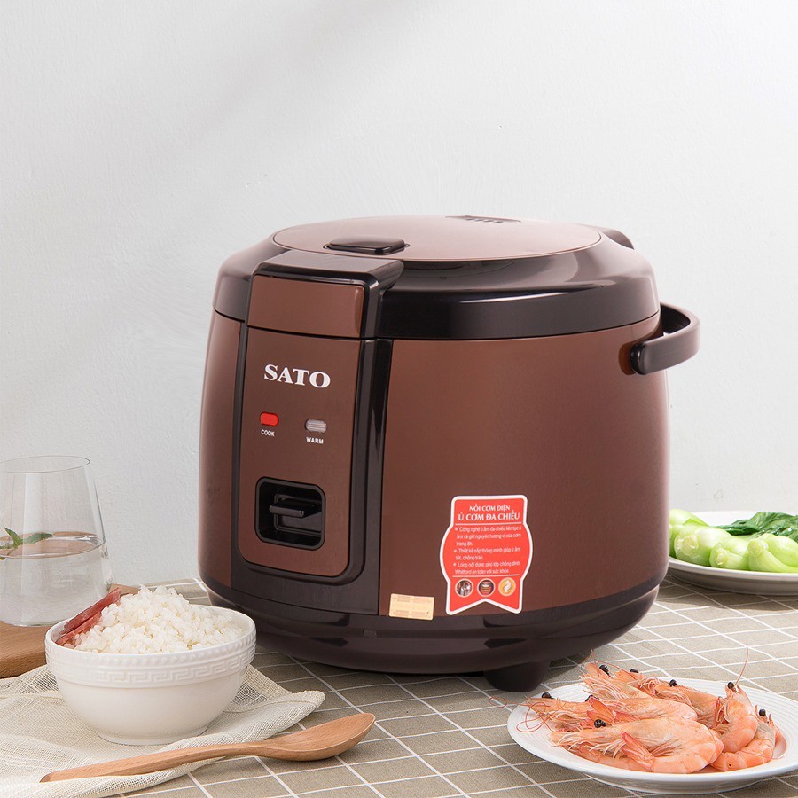 Nồi cơm điện quai xách SATO 18F052 | BigBuy360 - bigbuy360.vn